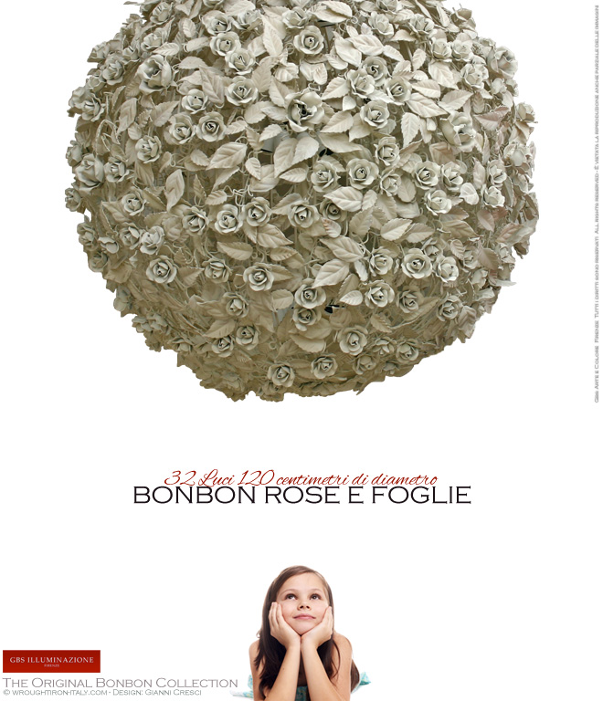 Sospensione Bonbon di Rose. Designer: Gianni Cresci per GBS